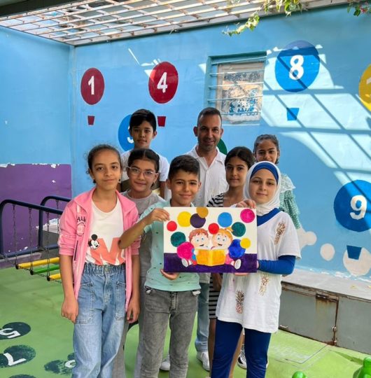 MS atelier droits de l'enfant 2022 num 1 Enfants du Mouvement Social Libanais qui ont participé à l'expo sur les droits de l'enfant organisé par Partage RISE