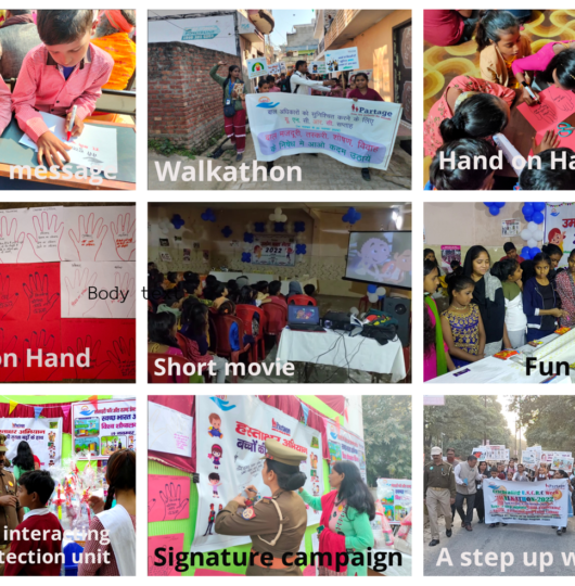 Activités d'enfants de SARD en Inde sur les Droits de l'Enfant