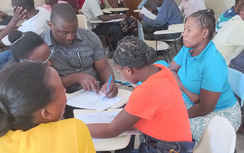 Fomation des directrices et directeurs d'école du bas Nord-Ouest d'Haïti